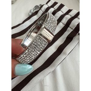 Henri Bendel Swarovski Crystal Bangle Bracelet